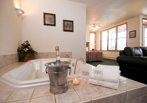 Et opholdsområde på Wildwood Inn