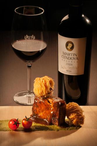 Nápoje v ubytování Hotel Eguren Ugarte