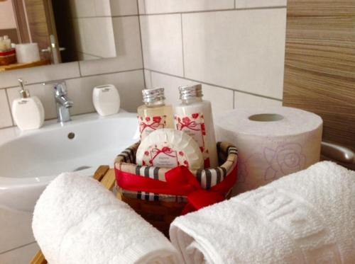 Koupelna v ubytování B&B Campu Moru
