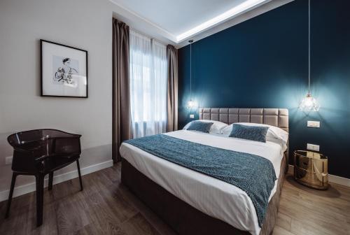 Ένα ή περισσότερα κρεβάτια σε δωμάτιο στο Estella luxury suites