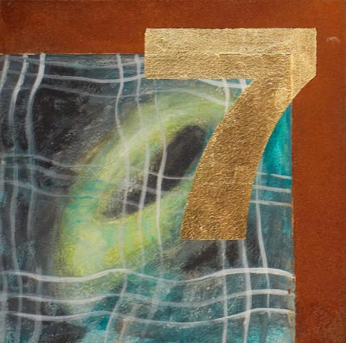 a painting of a number on a wall at Auberge de Temple in Johannesberg