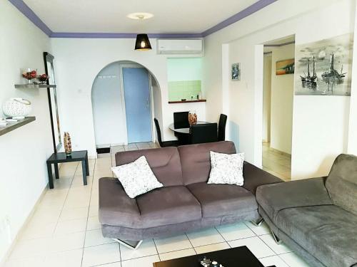 Χώρος καθιστικού στο Mike's Basilica apartment