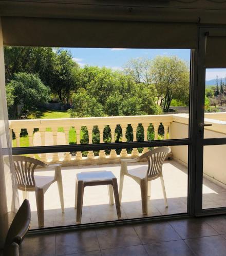Balkón nebo terasa v ubytování Villa La Font Apart Hotel & Spa