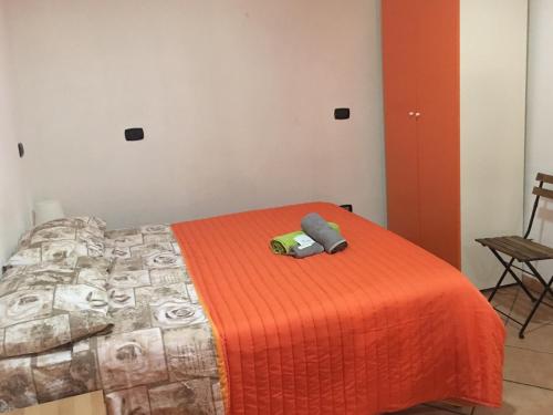 Katil atau katil-katil dalam bilik di La Casetta di Carlotta a Teramo