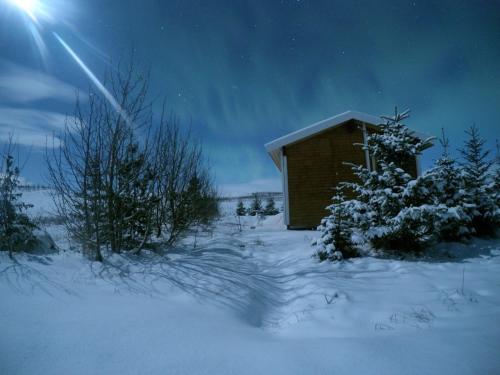 Ásgeirsstaðir Holiday Homes en invierno