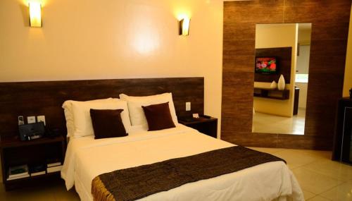 Hotel Do Forteにあるベッド