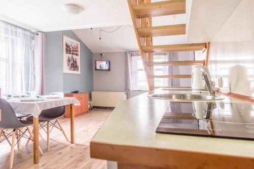 Zona d'estar a Apartamenty Amber