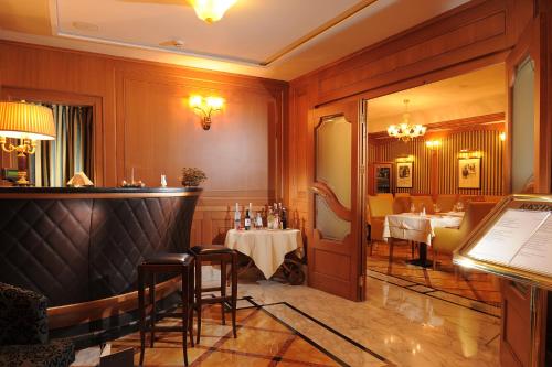 Ruang duduk di Hotel Manzoni