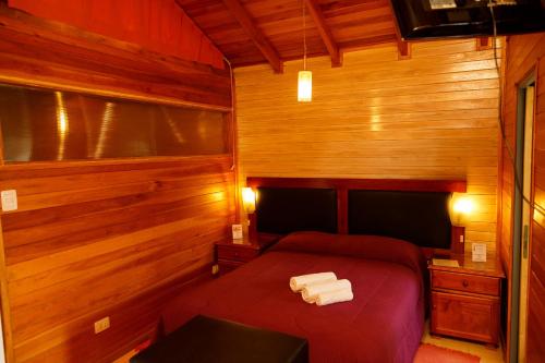 מיטה או מיטות בחדר ב-Placeres de la Costa