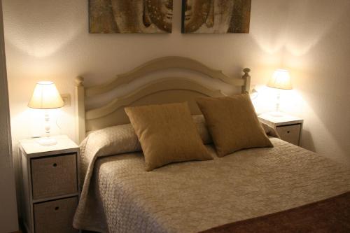 Postel nebo postele na pokoji v ubytování Apartamento La Muyerina