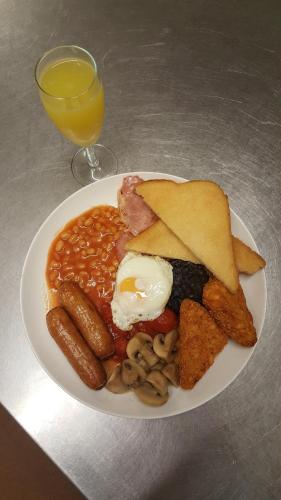 Mad på bed and breakfast-stedet eller i nærheden