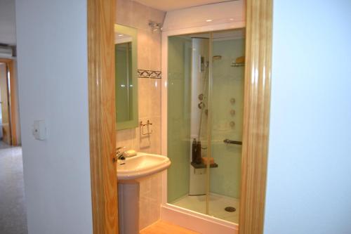 Koupelna v ubytování Apartamento Con Preciosas Vistas Al Mar y WIFI
