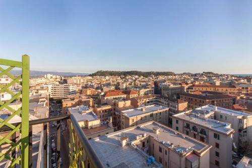 a view of the city from the apartment at Eleventh Floor Suites in Cagliari