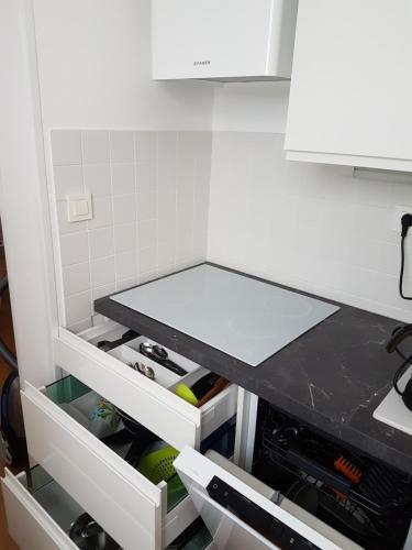 Kuchyň nebo kuchyňský kout v ubytování Nigritella