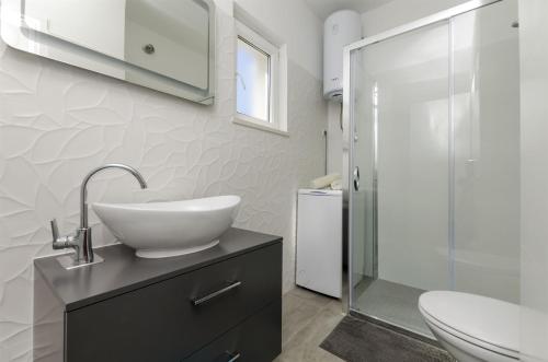 Koupelna v ubytování House Jadranka