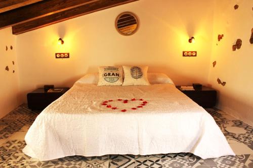Ένα ή περισσότερα κρεβάτια σε δωμάτιο στο Casa Los gorgos
