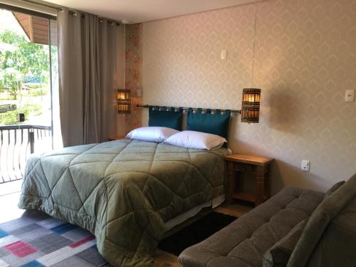 Voodi või voodid majutusasutuse Estalagem Vila Franca Del Bierzo toas