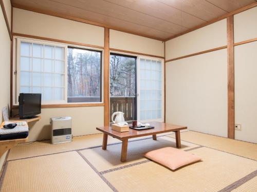 岩根山荘にあるシーティングエリア