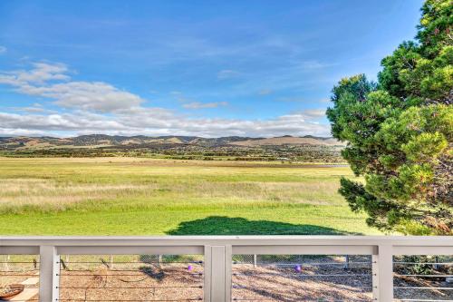 a view of a field from a porch at Sea View at Silver Sands - C21 SouthCoast Holidays in Aldinga Beach