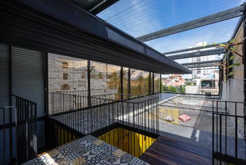 Balkón nebo terasa v ubytování Ccasa Hostel