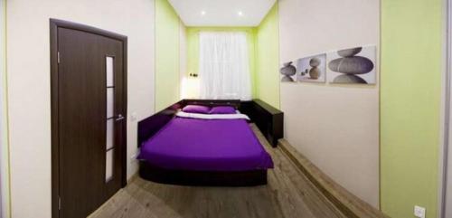 Un pat sau paturi într-o cameră la Aparton Engelsa 28