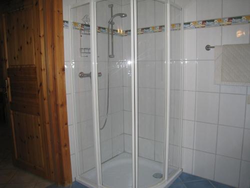 Kylpyhuone majoituspaikassa Blockhaus Royer