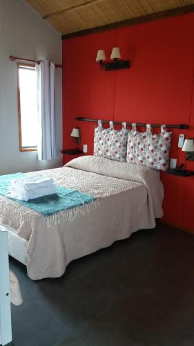 Postel nebo postele na pokoji v ubytování Aroma de mar casas en alquiler vacacional con hermosa piscina