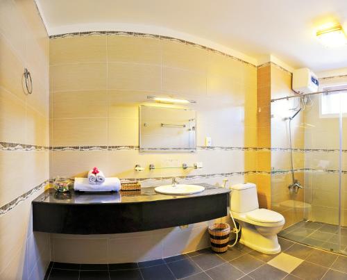 Koupelna v ubytování Ky Hoa Hotel Da Lat