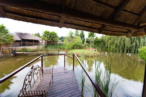Permandangan sungai dekat dengan asrama