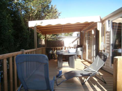 Balkón nebo terasa v ubytování Camping Les Goélands