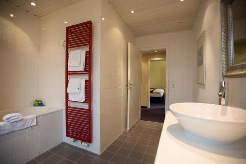 Koupelna v ubytování Hotel Bürkle