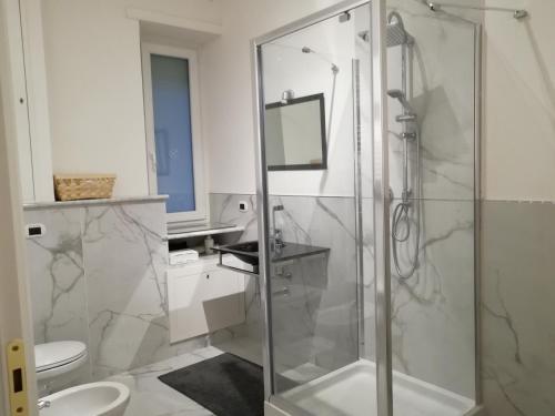 Koupelna v ubytování B&B Casa Nizza