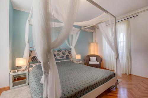 Кровать или кровати в номере Casa Mattea