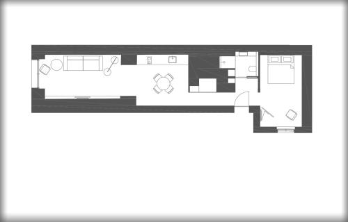 a house with a viewfloor plan at Gateway Budapest City Center in Budapest