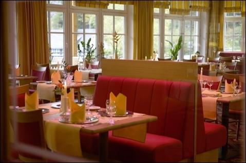 Ruang duduk di Tommes Gästehaus Zur Mühle