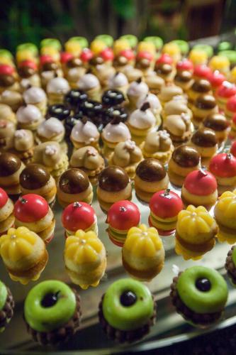a bunch of donuts sitting on a tray at Africa Jade Thalasso in Korba