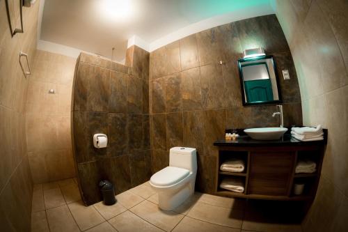Koupelna v ubytování Hotel Villa Jazmin