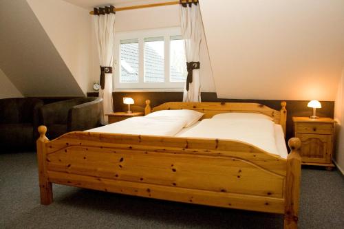 Cama o camas de una habitación en Landgasthof Fegetasch