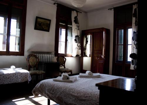 Villa Elisabetta tesisinde bir odada yatak veya yataklar