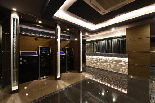 a room with a lobby with dj equipment at Hotel Star Resort Hers (Adult Only) in Sagamihara