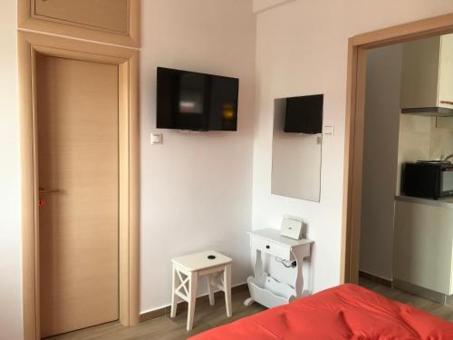 Televízia a/alebo spoločenská miestnosť v ubytovaní dream penthouse