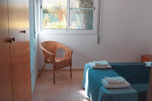 A bed or beds in a room at Casa Sastre