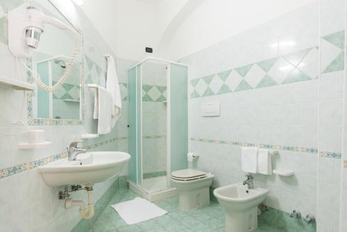 Koupelna v ubytování B&B Verde