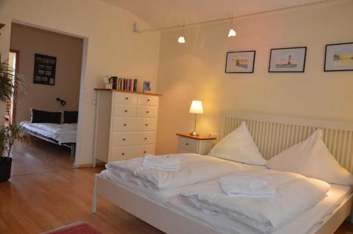 Postelja oz. postelje v sobi nastanitve Fuerstenhof Appartement 402
