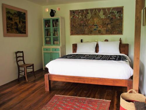 Postel nebo postele na pokoji v ubytování Villa Loti