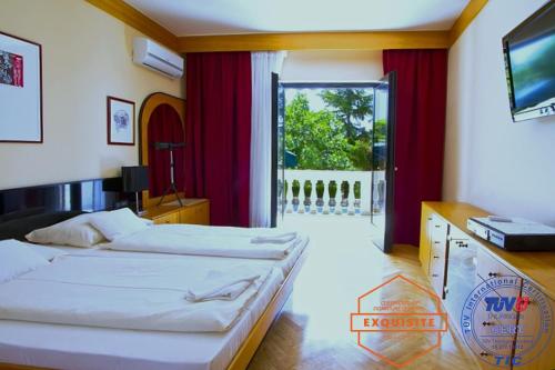 Katil atau katil-katil dalam bilik di Villa Kovach