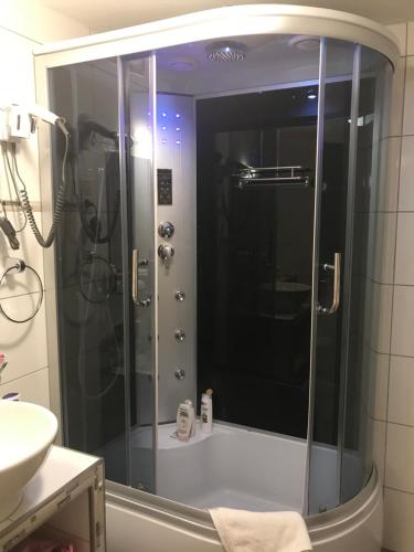 Koupelna v ubytování Hotel Schwanen