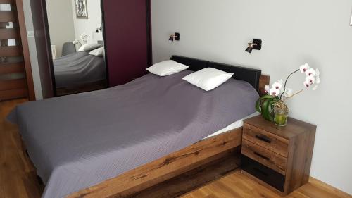Posteľ alebo postele v izbe v ubytovaní New apartment 100m from old town and marina