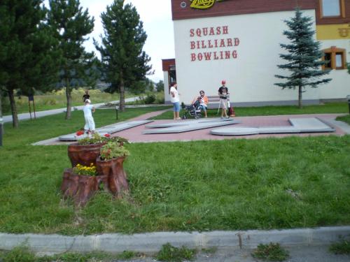 Zahrada ubytování Motel Ranč