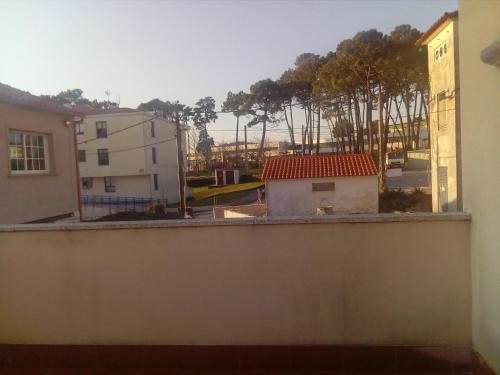 a view from the window of a building at Apartamentos Rúa Virxe do Carme in Sanxenxo